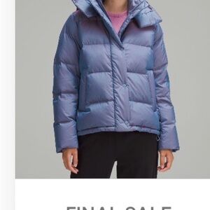 lululemon athletica Women's Blue Puffer Jacket
